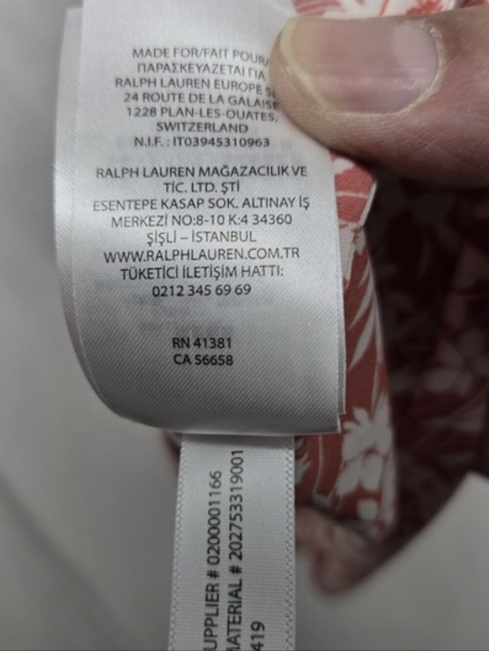 Lauren Ralph Floral Red Dress - Picture 10 of 13